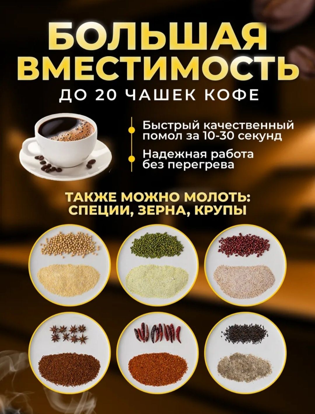 Кофемолка , измельчитель специй