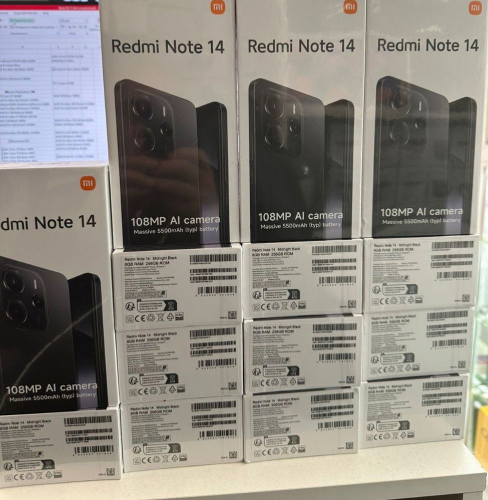 REDMI NOTE 14/256GB новинка телефоны новые РЕДМИ НОТ 14 256ГБ телефон