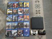PS4 500 GB + игры