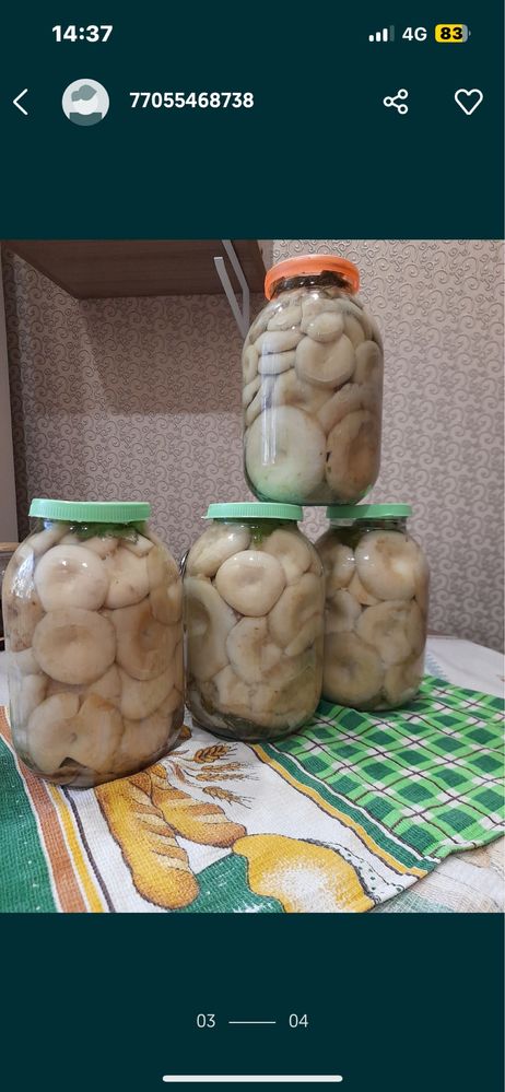 Продам очень вкусные грузди.