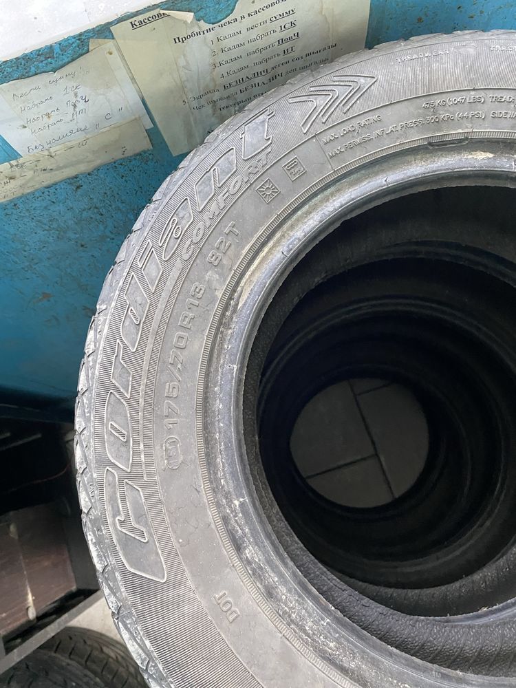 Шины “Corbiant comfort”   175/70 R13. 82T 4 шины 40.000тг