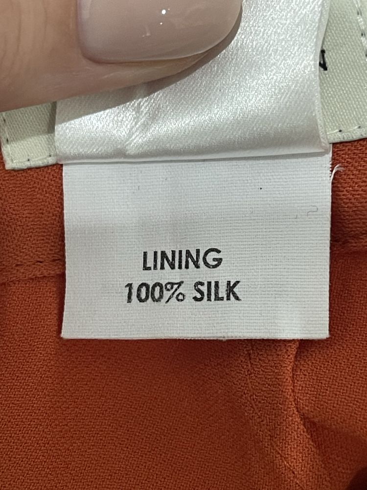 Брюки шелковые DRIES VAN NOTEN