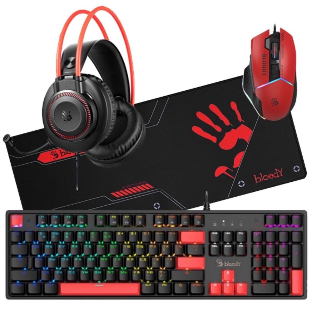 Игровой Комплект i5-12400F/RTX 4060|Монитор 250Hz|Bloody комплект