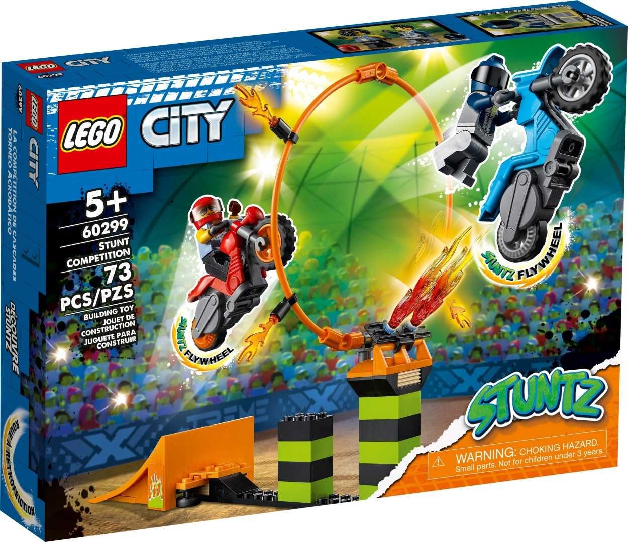 LEGO CITY Трюковое испытание «Клинок» 60340 Состязание трюков 60299