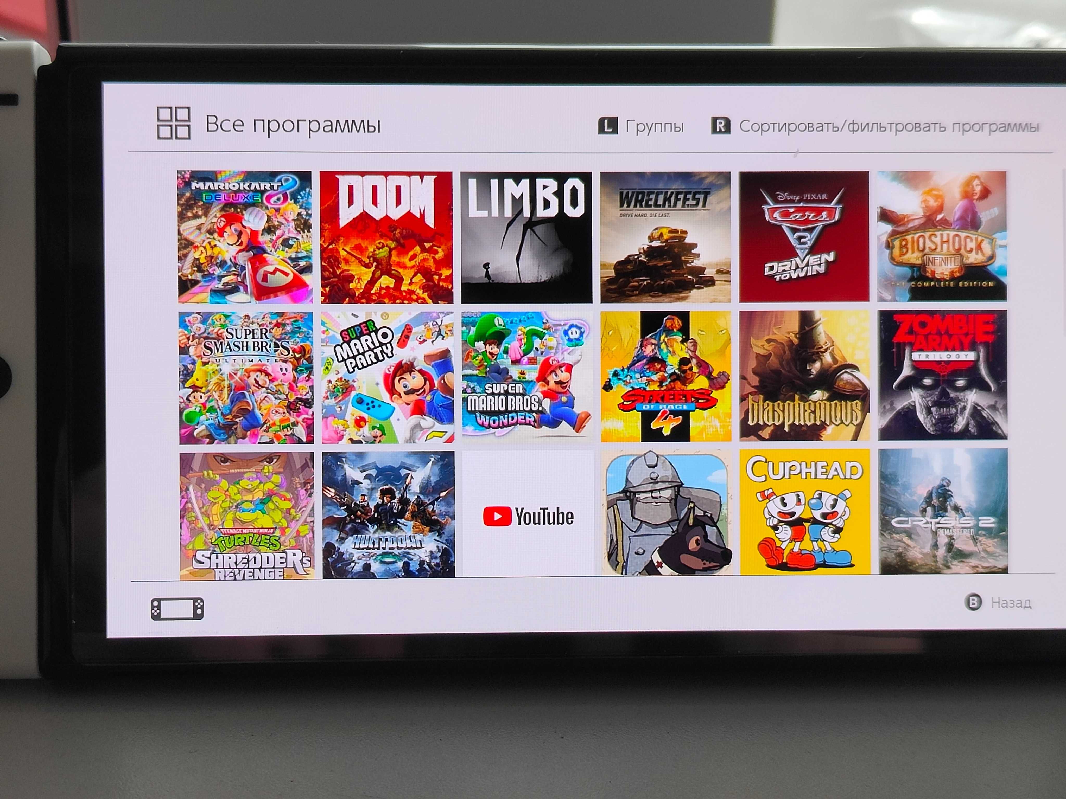 Nintendo Switch OLED + 38 игр + 256Гб
