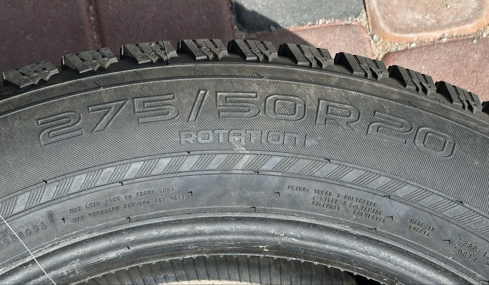 Зимняя резина 275/50 R20 Nokian Hakkapelitta Нокиан хакапелита