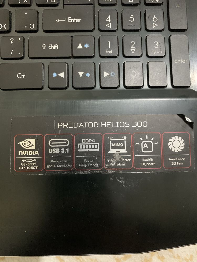 Игравой ноутбук Predator