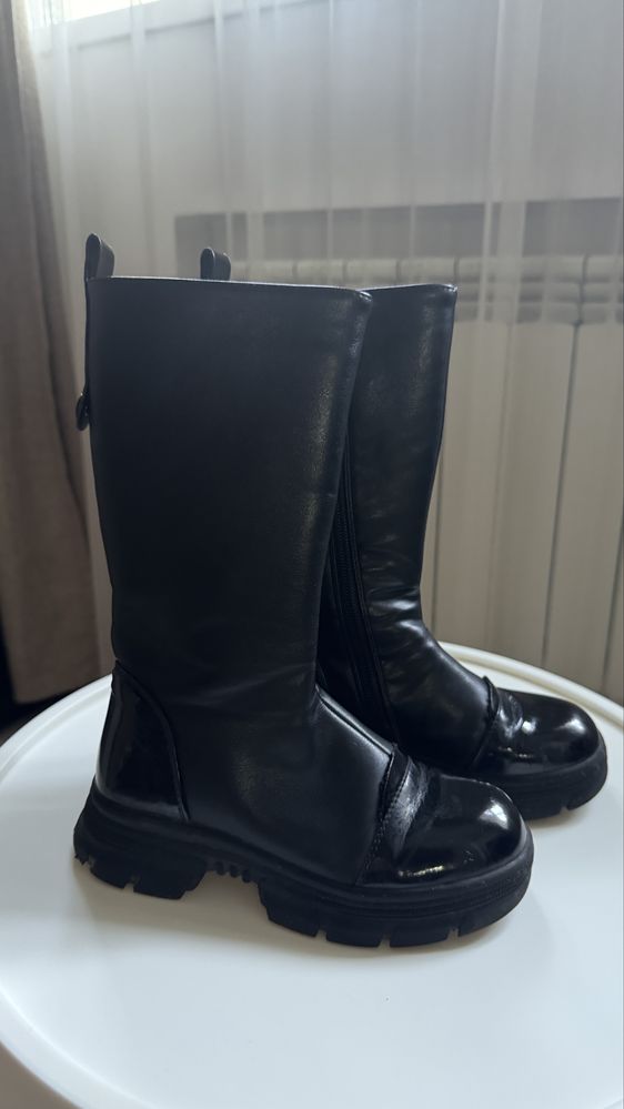 Сапоги детские на девочку, 31 р.+в подарок сапоги H&M