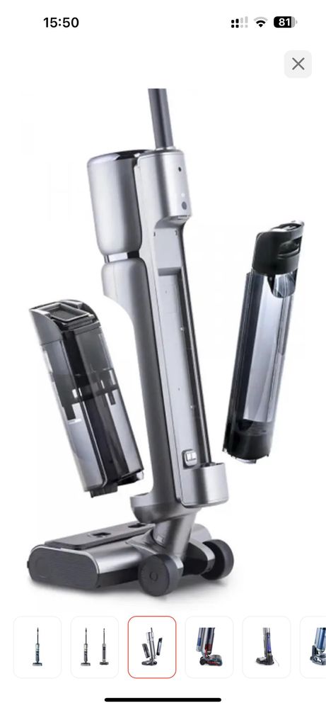 Пылесос Thomas Aqua FLOORCLEANER Cordless серый
