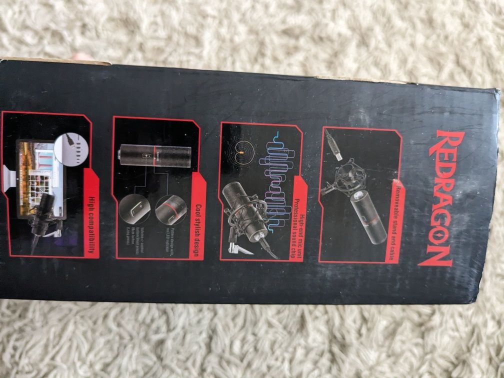 Микрофон игровой red dragon blazar