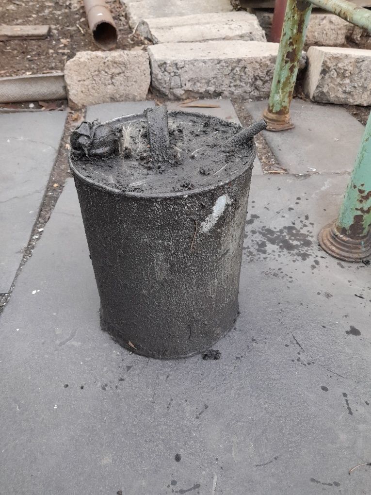бак для душа,труба на самовар, шомпол, масло отработка