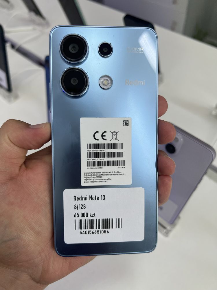 Redmi Note 13 128gb ozu 8