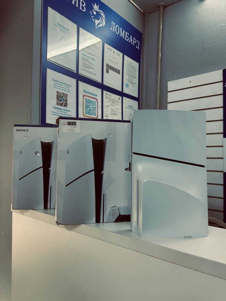 PS5 SLIM 848GB/без игр  от Актив Маркет Рассрочка 0-0-24