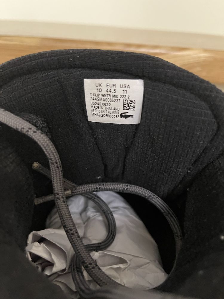 Продам мужские сапоги LACOSTE