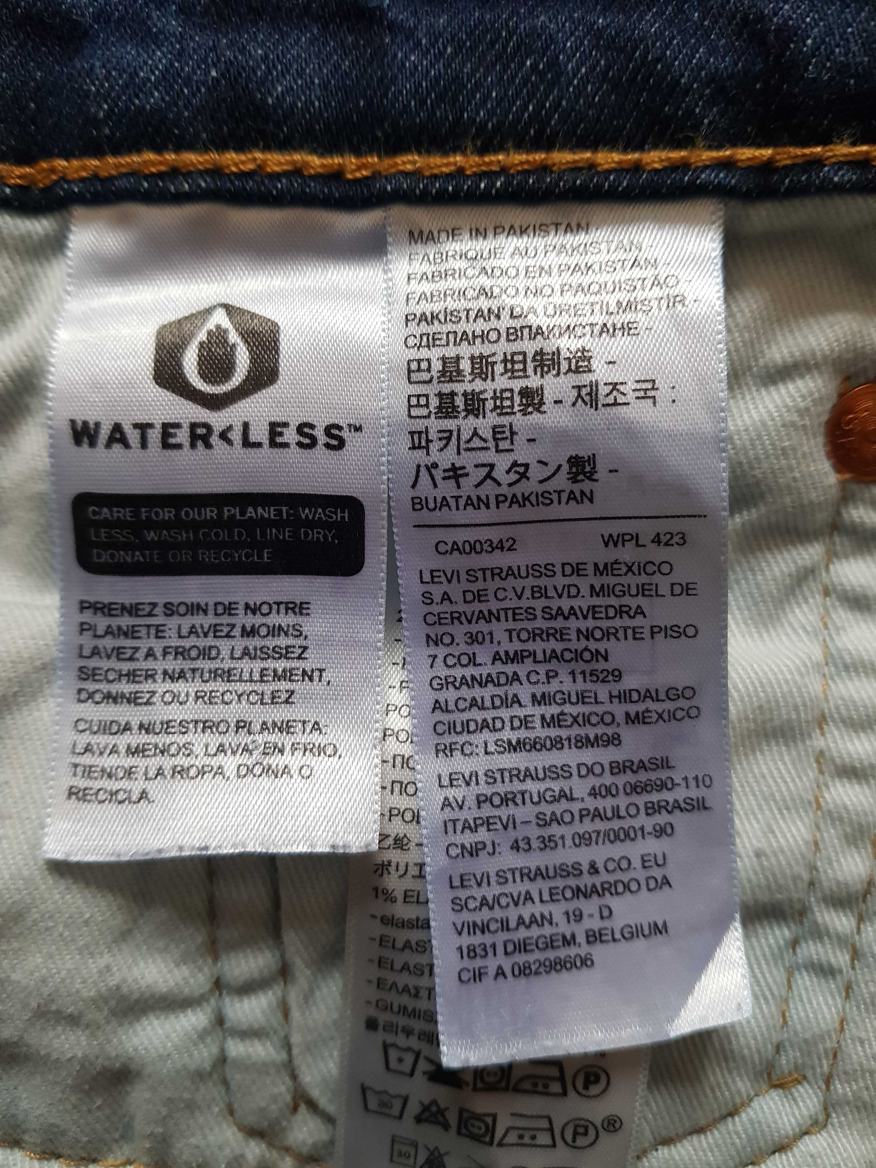 Фирмен. джинсы от "Levis" model 512 original W29xL32 на 42-44 разм.