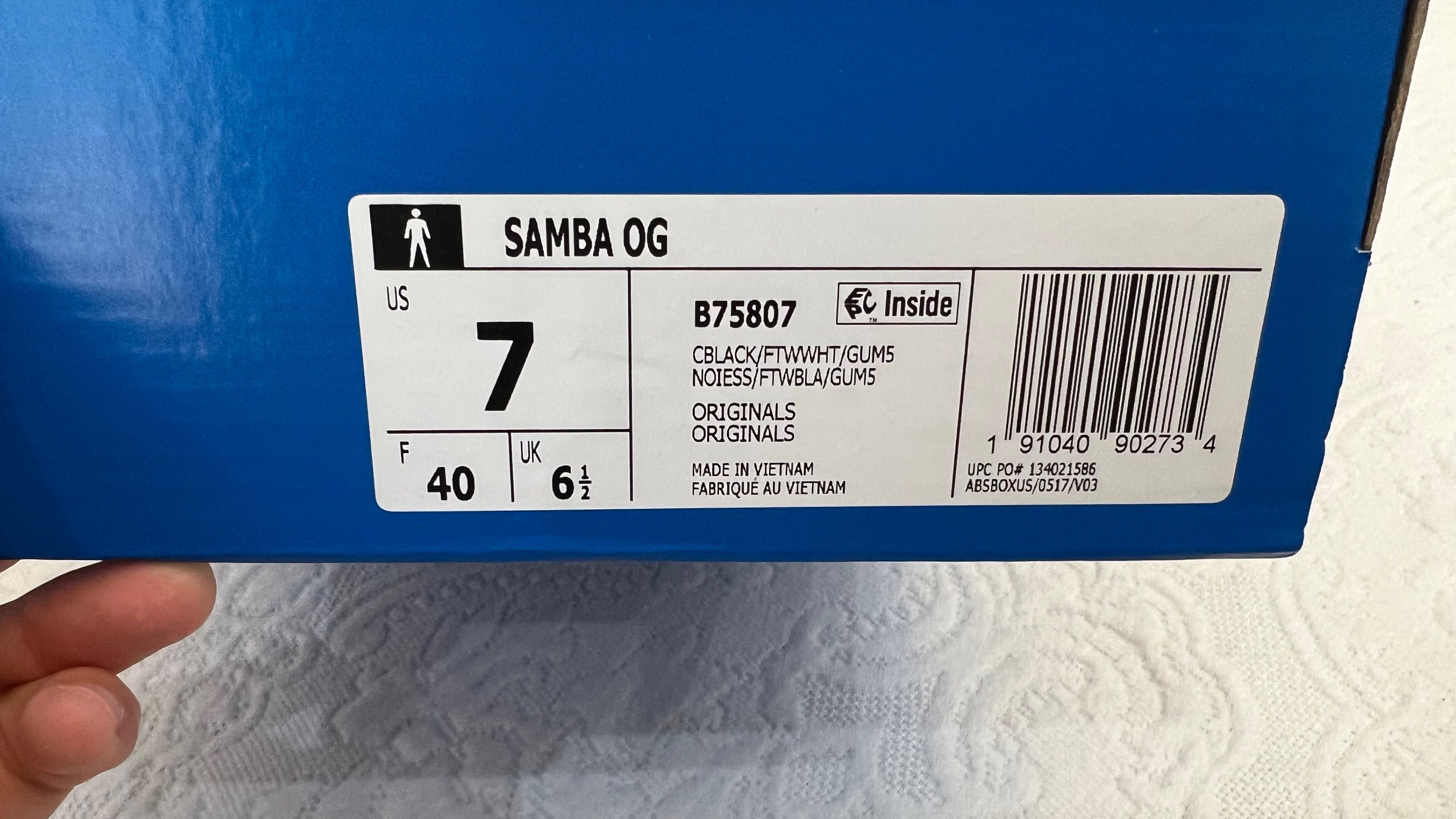 В наличии adidas samba оригинал, унисекс, 40 размер