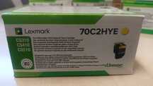 картридж Lexmark 702 HYE желтый yellow cartridge
