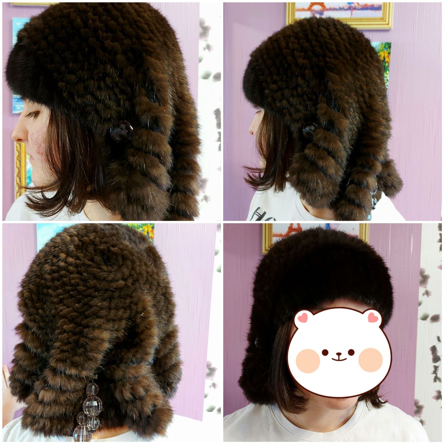 Норковая шапка. Состояние новой.