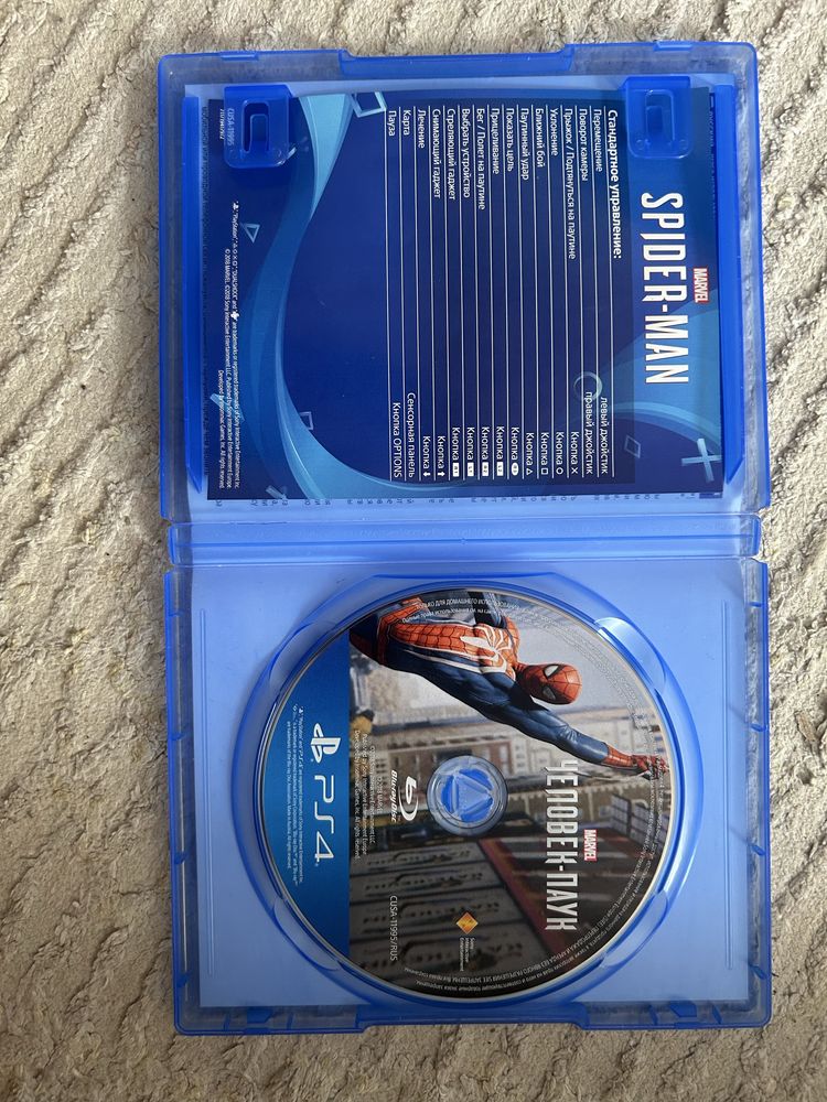 Человек - Паук на PS4 б/у в отличном состоянии оригинал