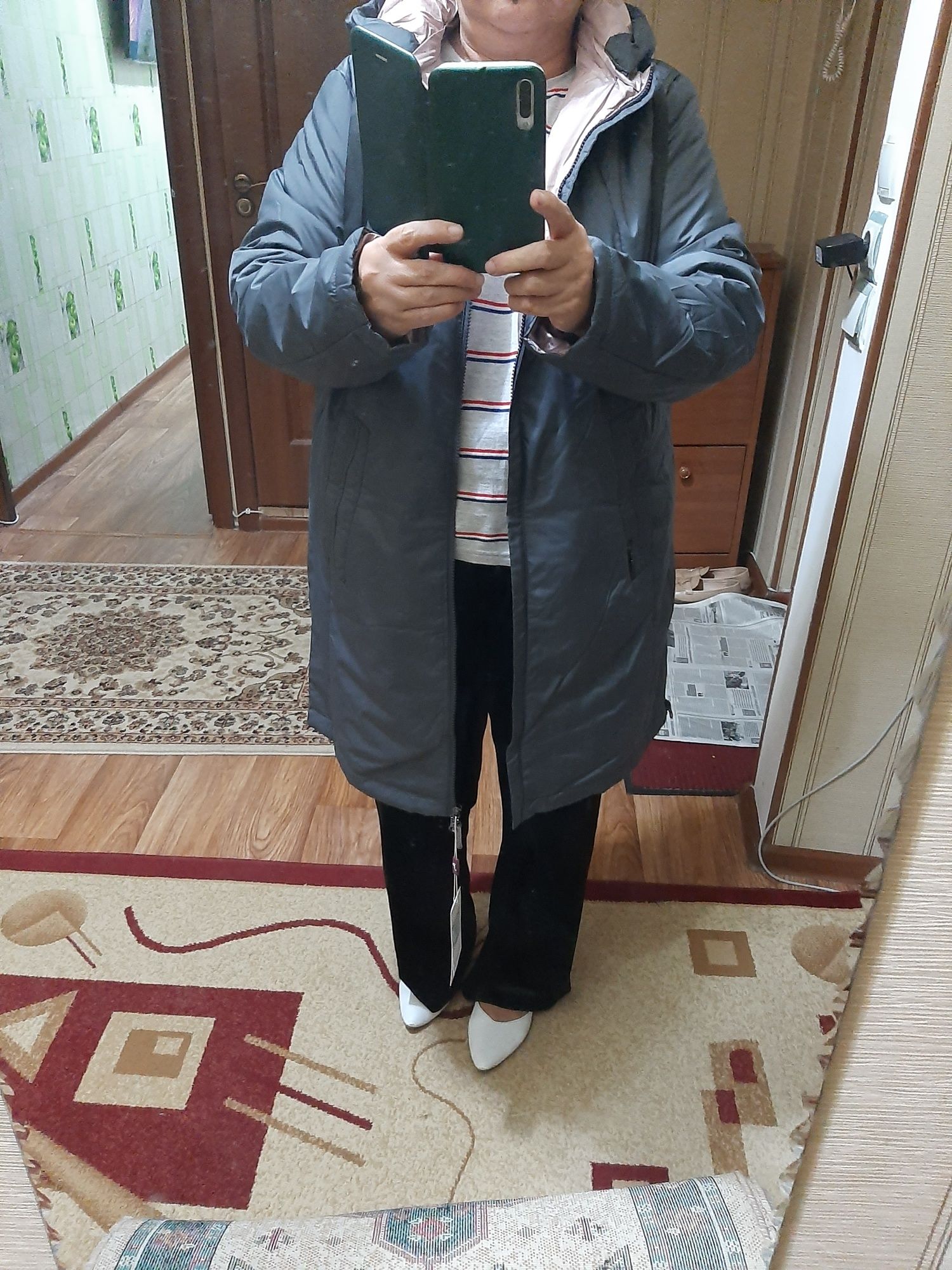 Трещь  плащь          Стегонка   демисезонный