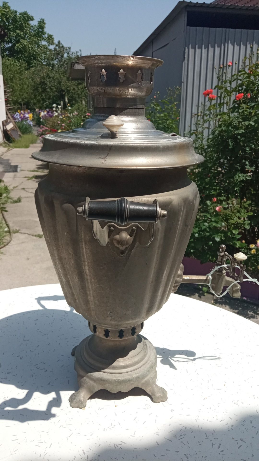 Самовар на дровах 4,5 лит-ра.