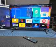 НОВЫЙ smart TV Android 32/wifi/youtube в коробке/не пользовались.