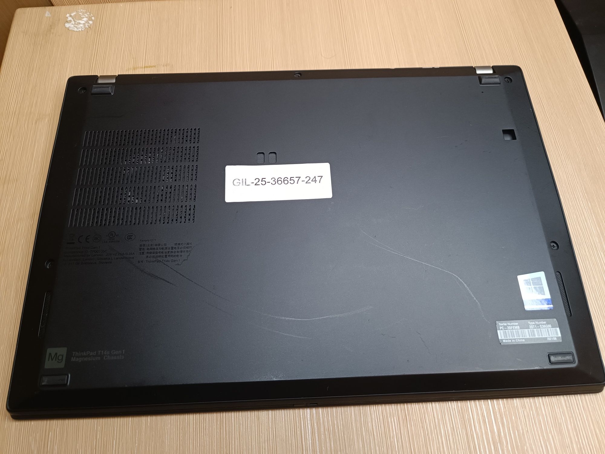 Ноутбук Lenovo ThinkPad t14s gen 1 | i5-10310U | 16GB | 512GB NVMe