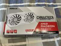 Новая белая видеокарта AsRock Challenger RX6600 8GB AMD RADEON (3060)