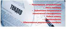 Услуги по тендерам и госзакупкам.