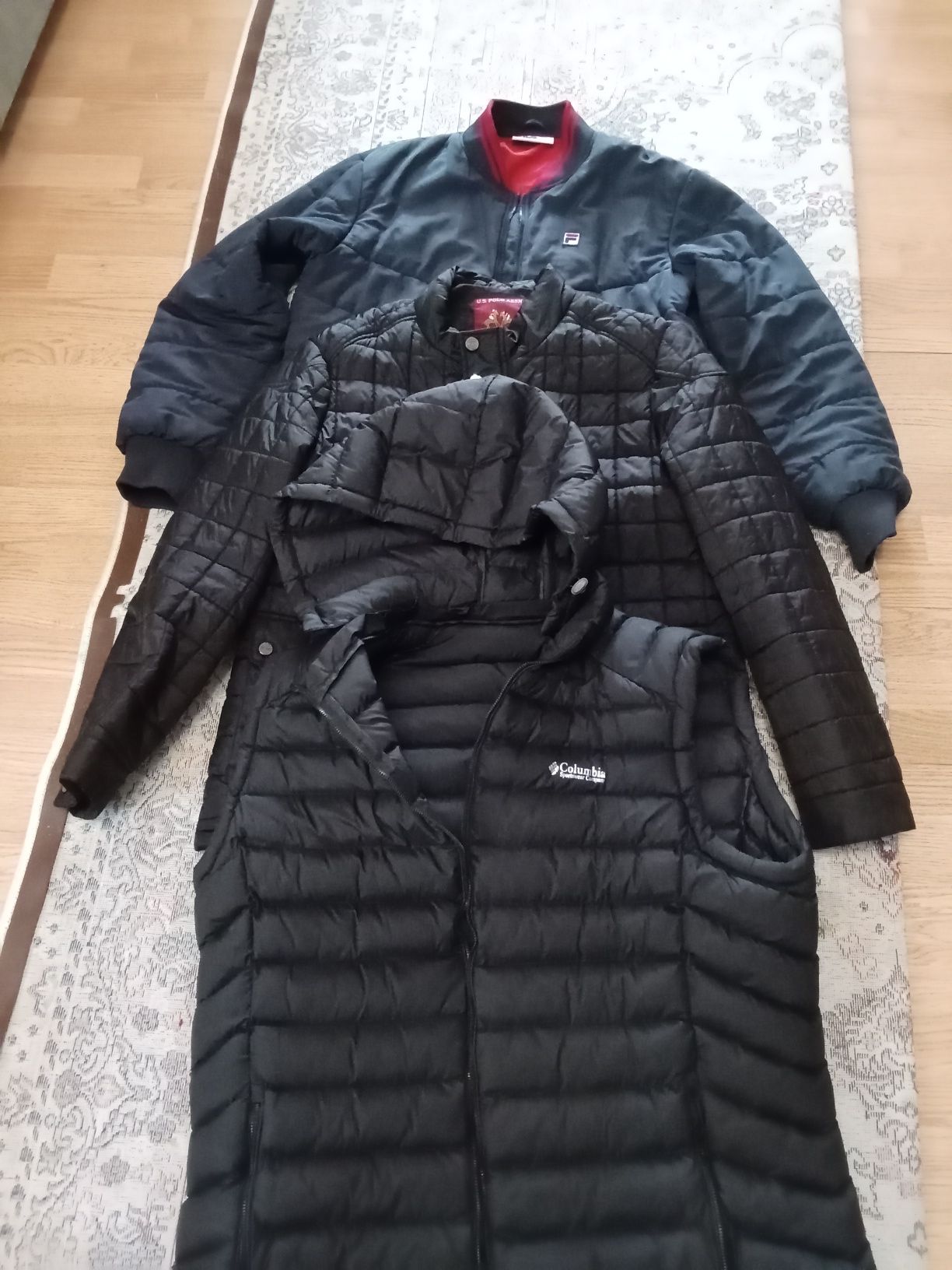Fila,Polo,H&M, Columbia брендовые куртки