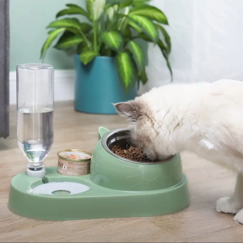 Продам новую поилку с кормушкой для кошек!