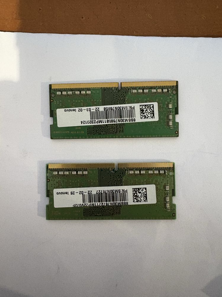 Оперативка ОЗУ Samsung DDR4 SO-DIMM 2×8 ГБ 3200 МГц (16 ГБ комплект)