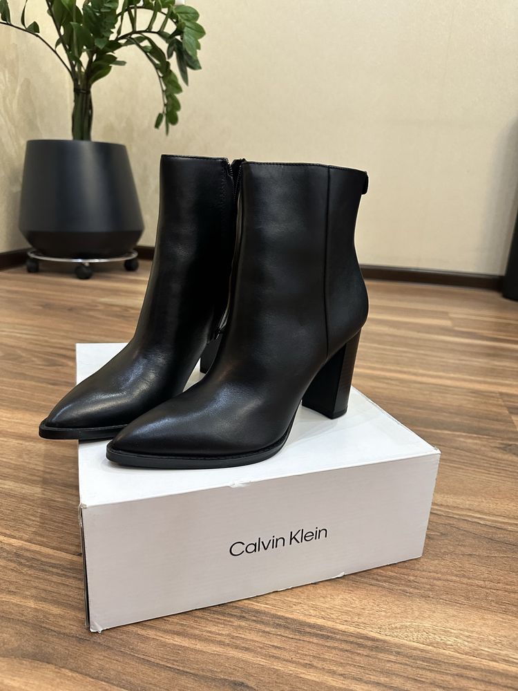 Кожаные ботинки Calvin klein 38
