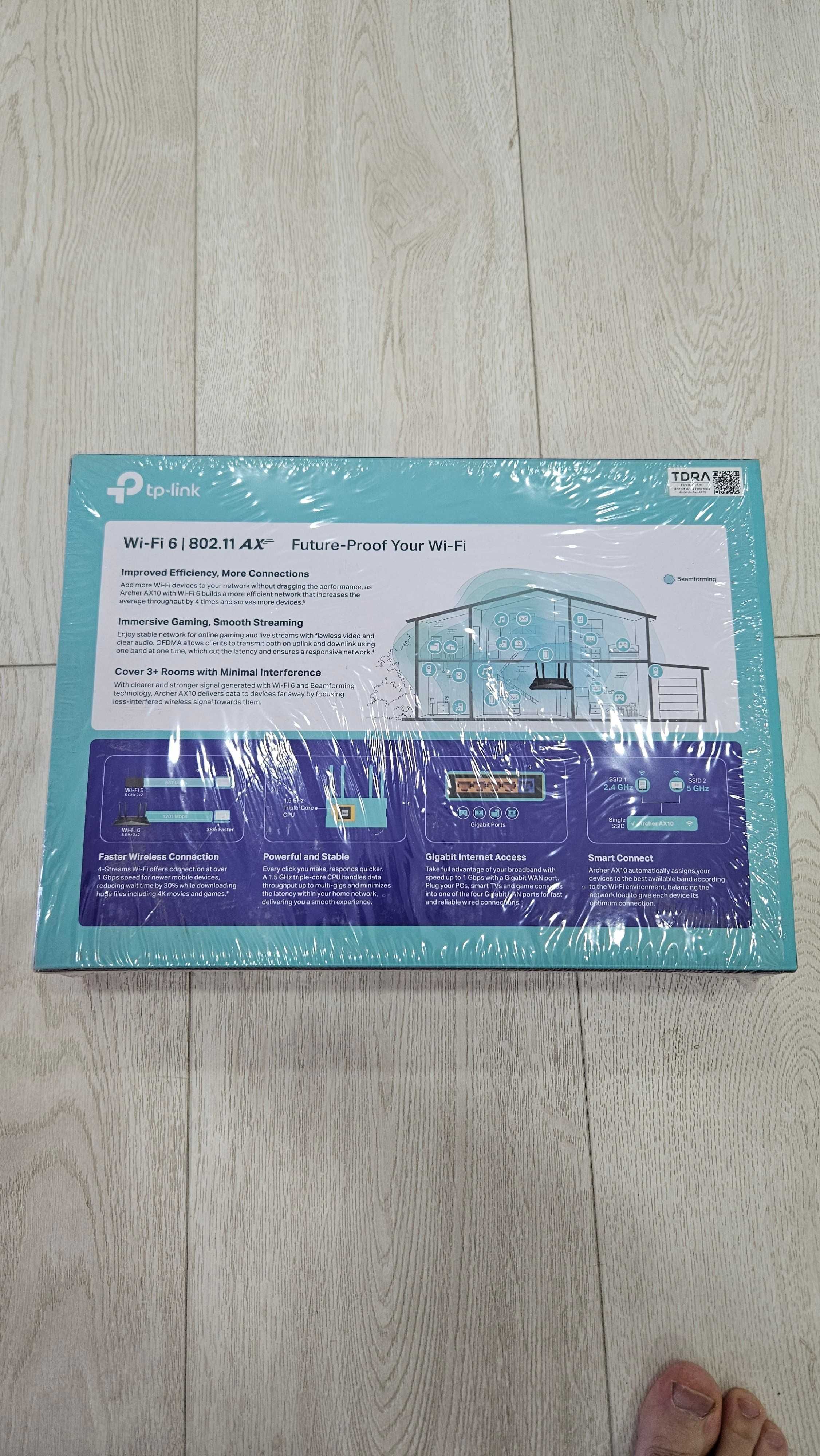 Wi-Fi маршрутизатор рутер TP-Link Archer AX10