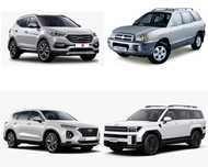 Hyundai ,Tucson, Santa fe ,Accent ,Elantra , Sonata ,