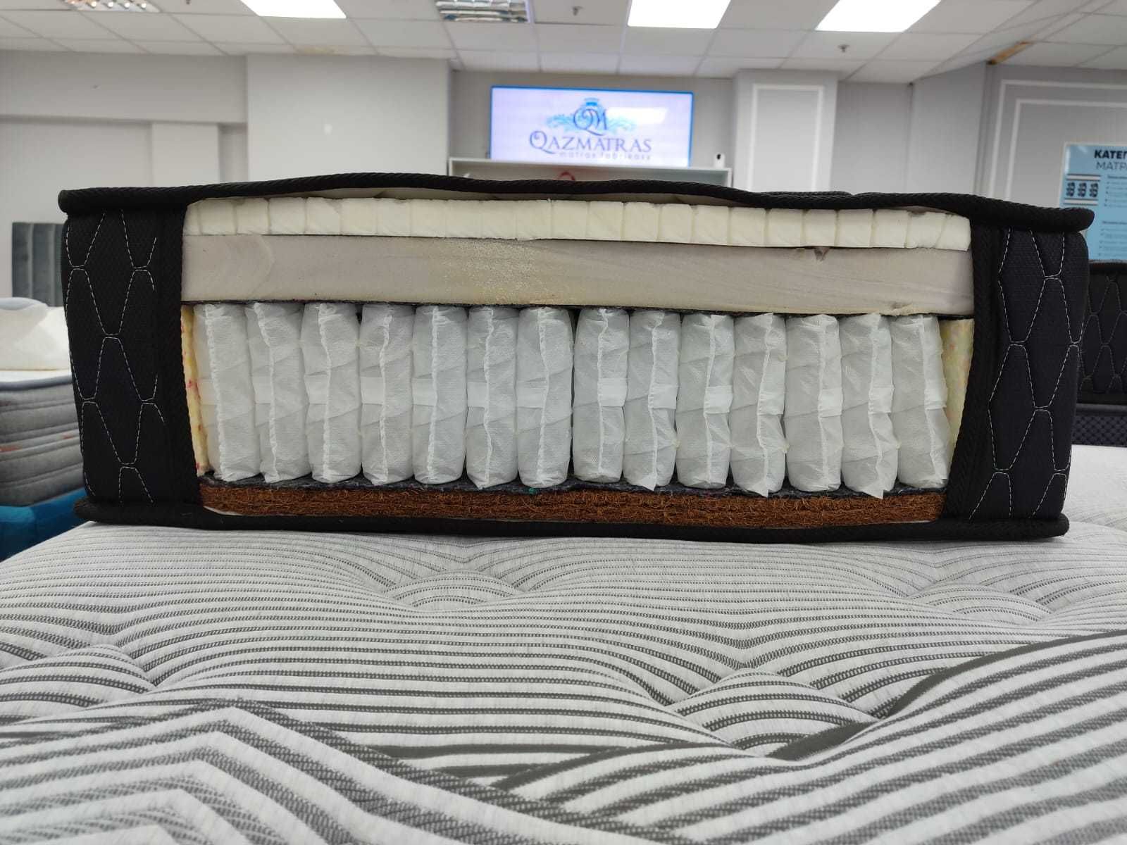 Элитный ортопедический матрас king size 200х200 Prime Delux КазМатрас