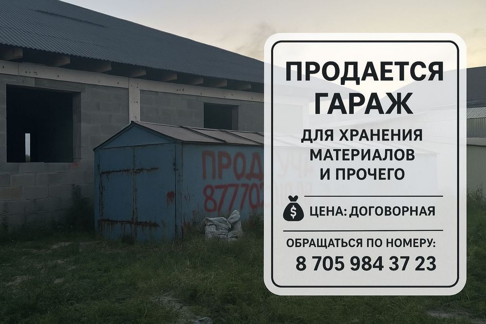 Продаю гараж,вместительный , большой