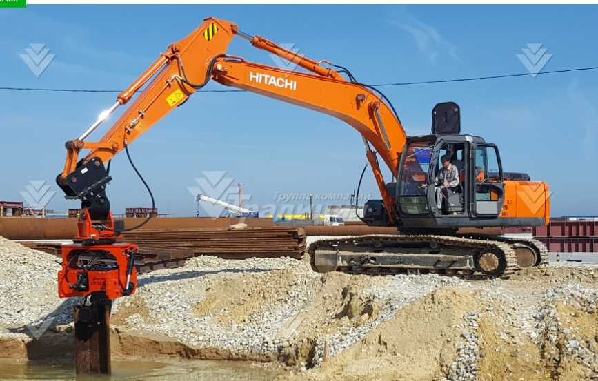 Вибропогружатель для экскаватора HITACHI ZX 330/470