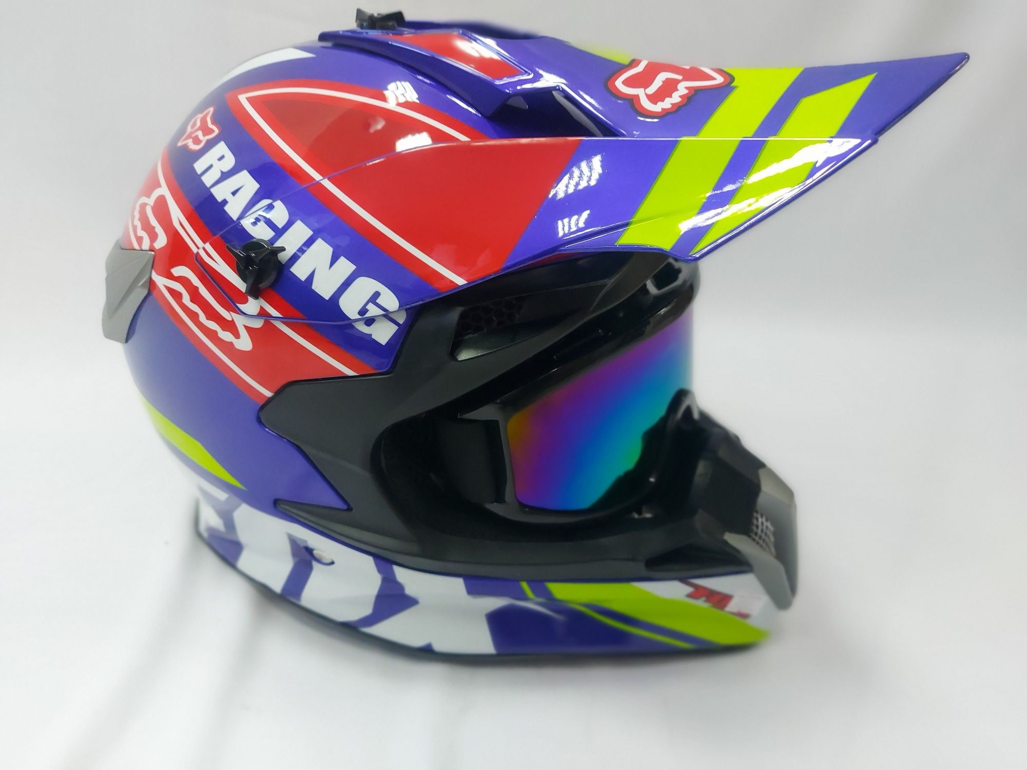 Новый крутой мотошлем, каска кросс FOX Racing