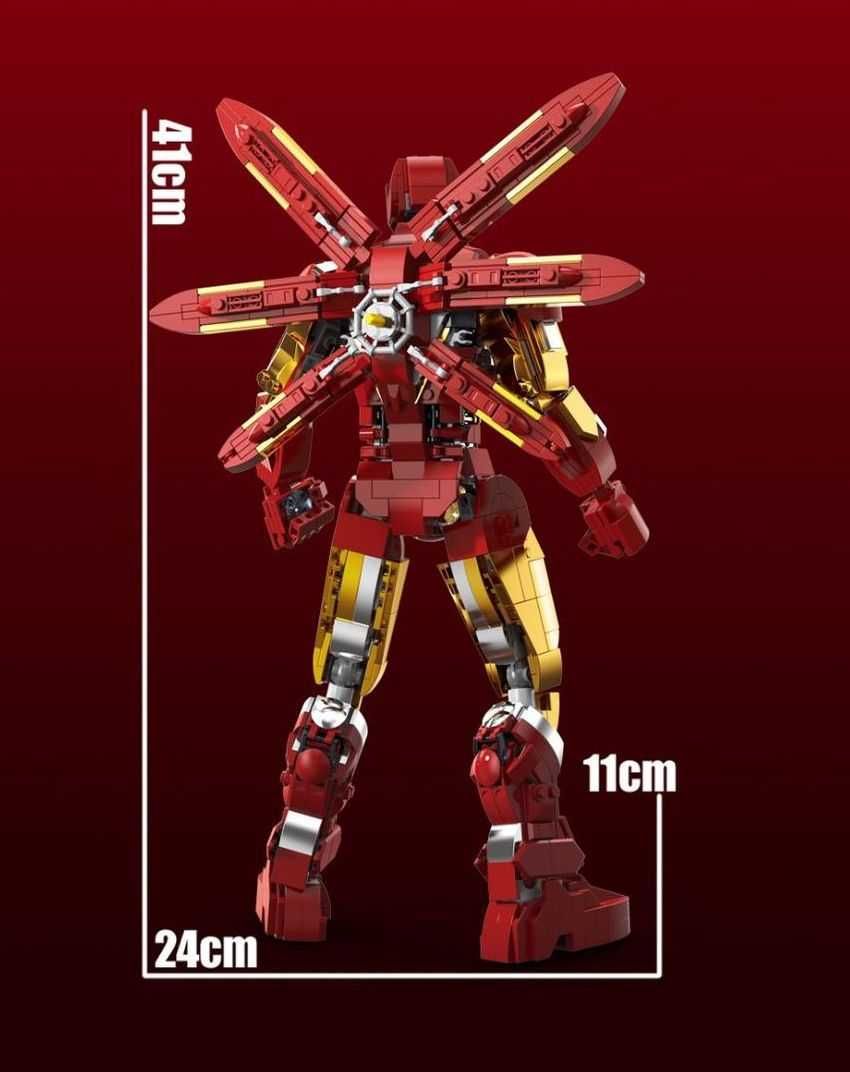 Конструктор TL6009 MK85 Iron Man Железный человек с подсветкой 1339 д