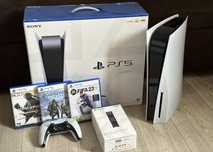 PlayStation 5 с 3 играми джостиком и зарядной станции