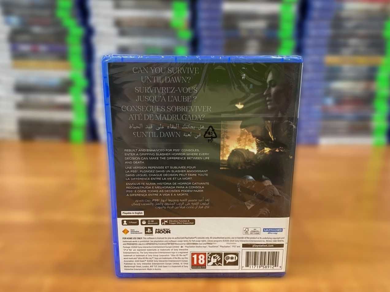 НОВЫЙ диск Дожить до рассвета Пс5/ Until Dawn PS5 Большой Выбор Дисков
