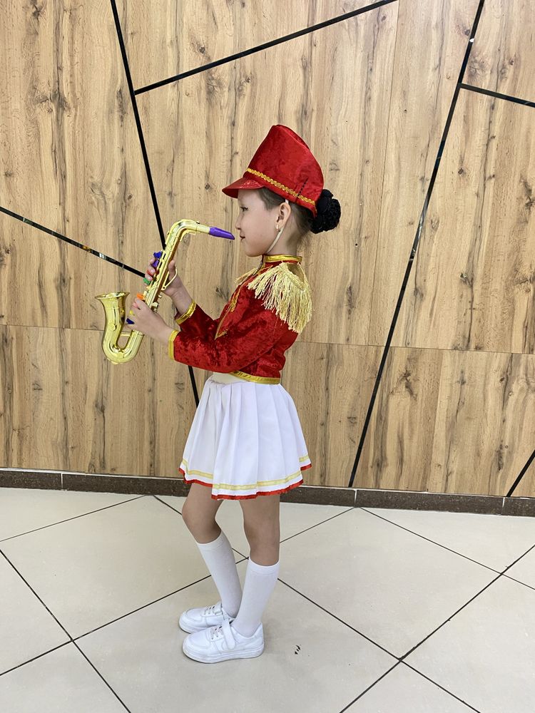 Костюм гусара для девочки 5-7 лет