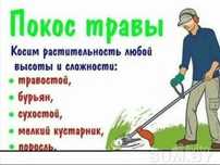 Покос травы в районне КсК сотка от 1500 до 2000 работаем от 2 х сотак