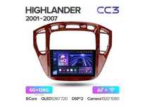 Магнитола Teyes  Toyota Highlander 1 XU20 01 — 07