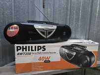Philips Av7250, radio fm, cassette. 40w