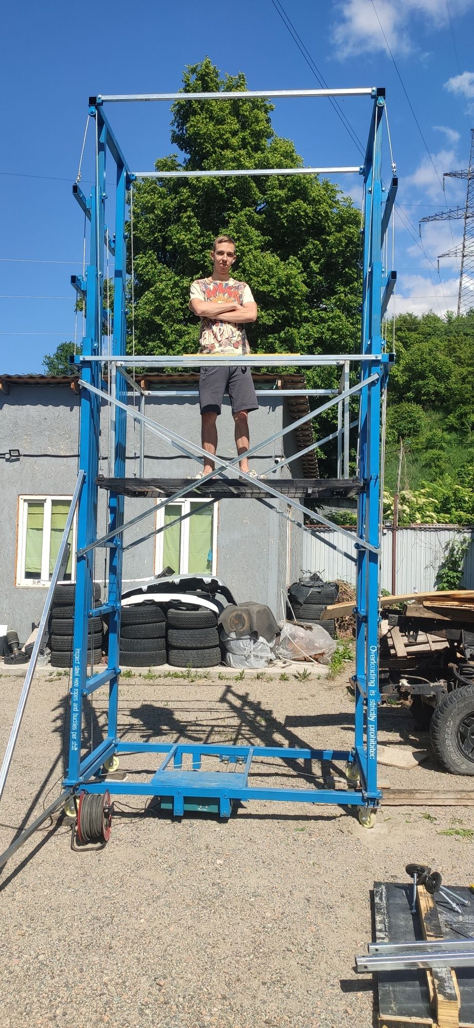 Вышка тура, с электроподъемным механизмом. Продажа.Аренда.