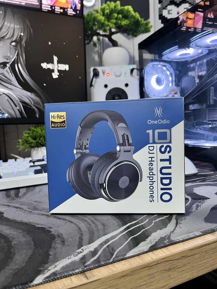 СРОЧНО! продам наушники Oneodio pro 10 синие