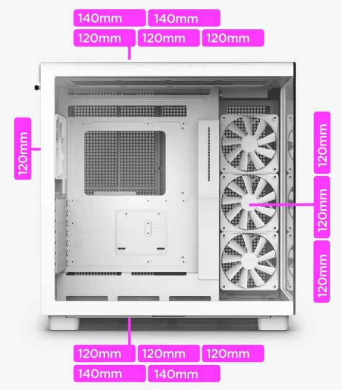 NZXT H9 Flow (2023) Dual-Chamber Mid-Tower Airflow Case