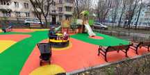 Тартан,резиновое покрытие детских и спортивных площадок,резиновая крош